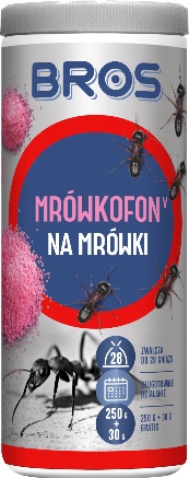 

Bros Mrówkofon likwiduje mrówki 250g