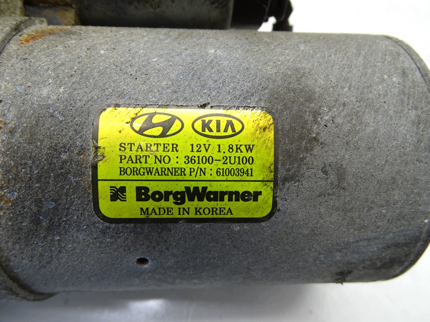 starter HYUNDAI KIA OPTIMA IV 1.6 CRDI 36100-2U100