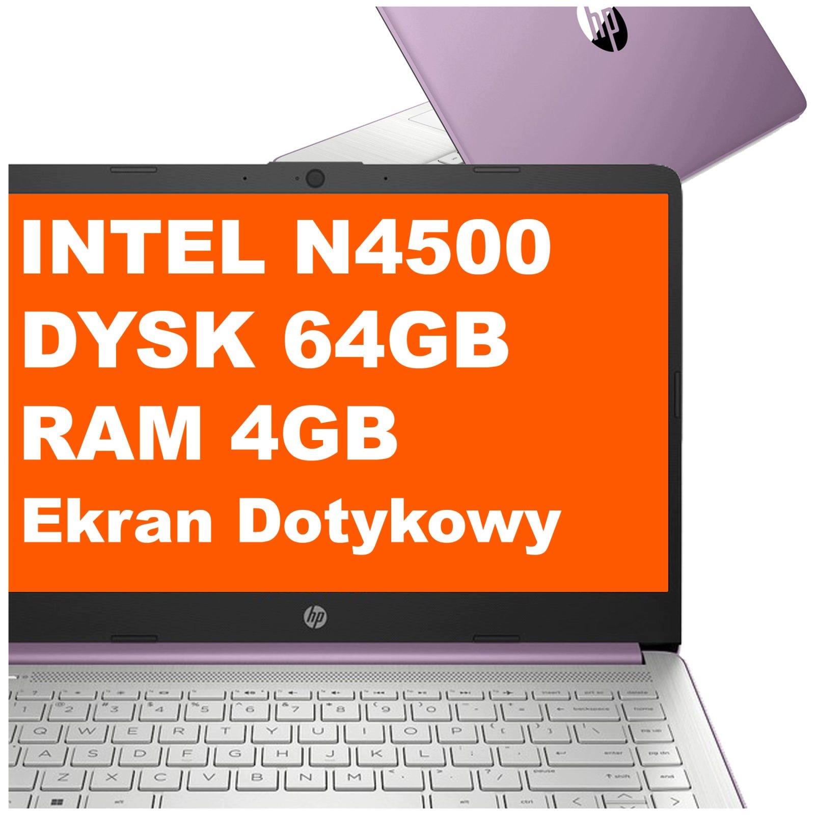 Laptop Hp 14-dq Intel N4500 4GB 64GB eMMC Intel Uhd 14