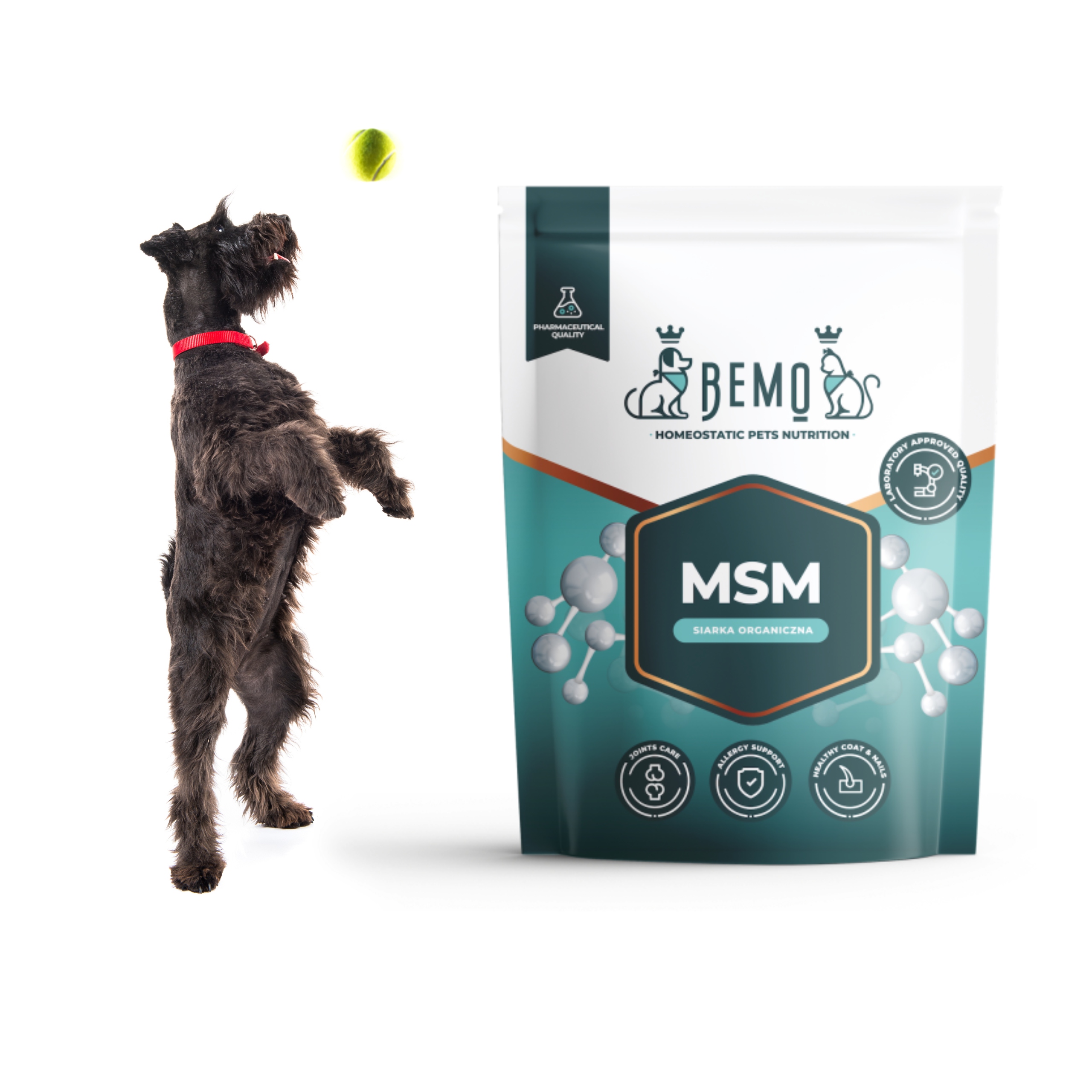 Methylsulfonylmethan Bemo Msm 900 g doplněk stravy na kosti a klouby pro psa