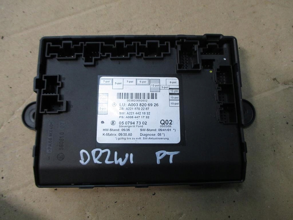 MERCEDES S W221 05- MODUŁ Z DRZWI A2218702287 PT