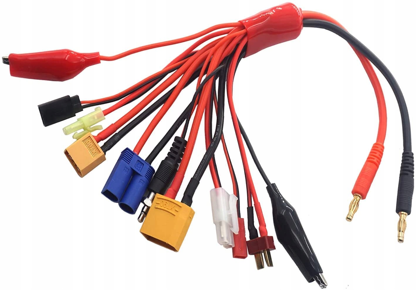 10v1 Banánkové Konektory Rc Nabíjecí Kabel Lipo Adaptér XT90 XT60 Jst EC5 T Konektor