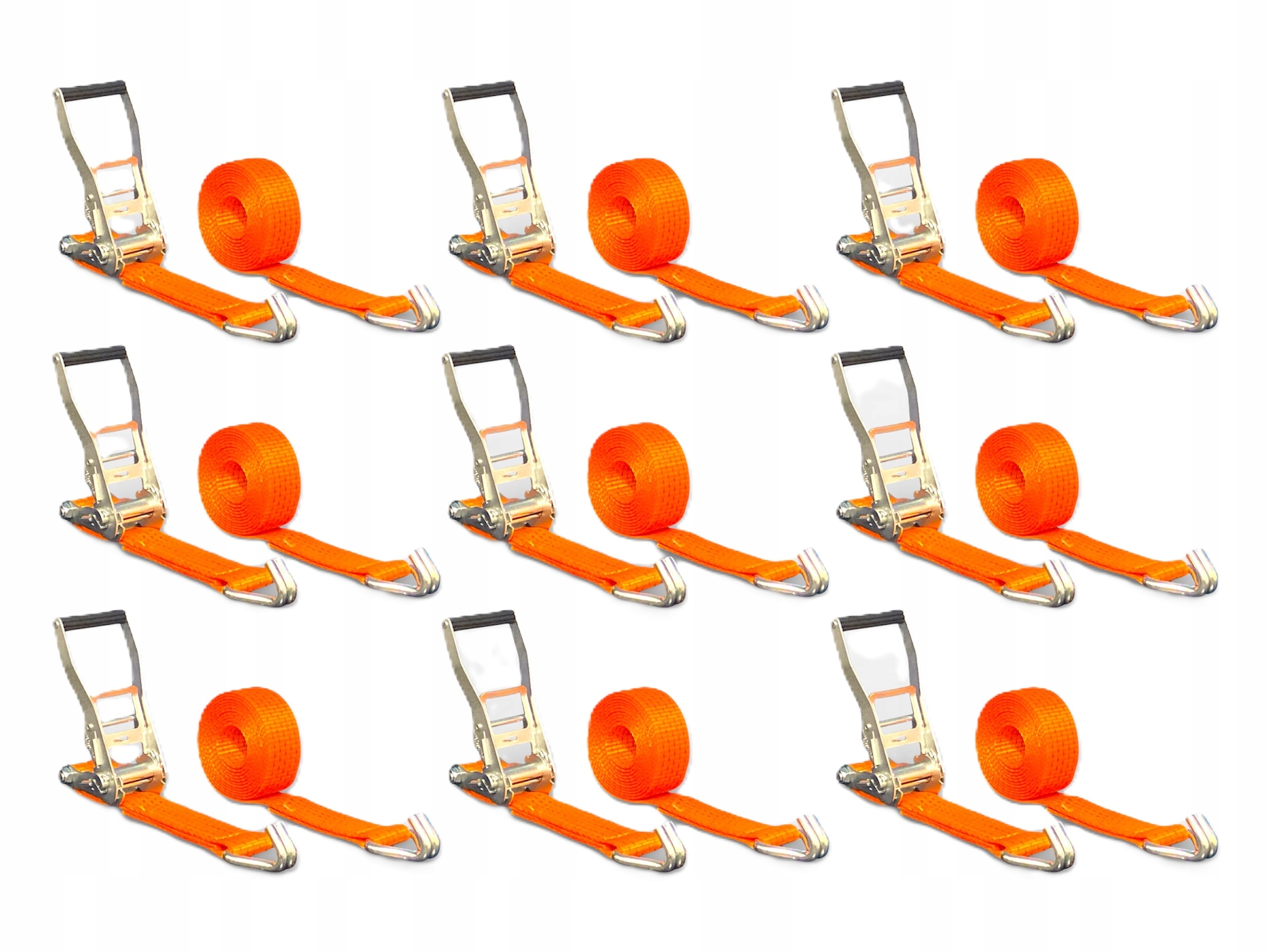 15 x Prepravné pásy 4 m/ 5T/ 50 mm s napínačom Tuv – Poľský Produkt