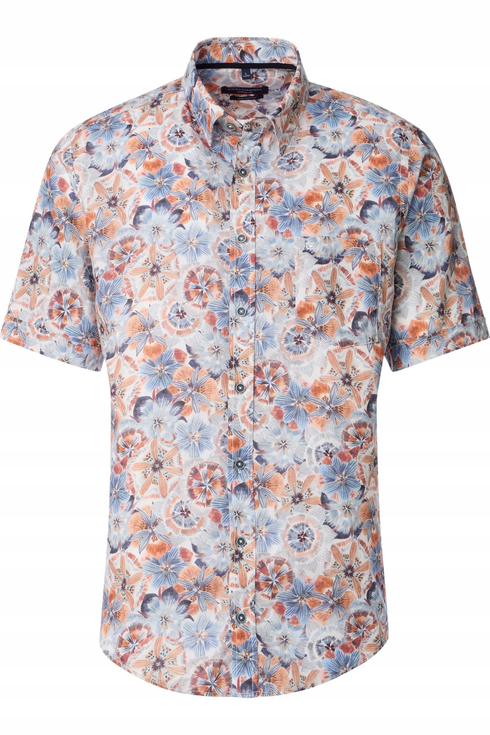 Lněná Košile Casa Moda Velké Velikosti Havajská 2XL
