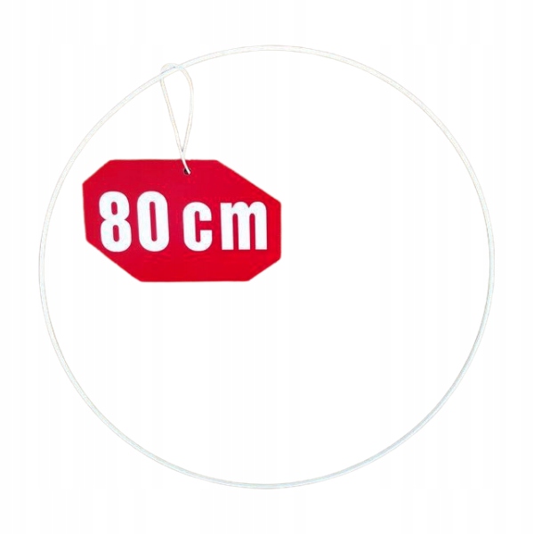 Obręcz|kółko do łapaczy snów Białe 80 cm