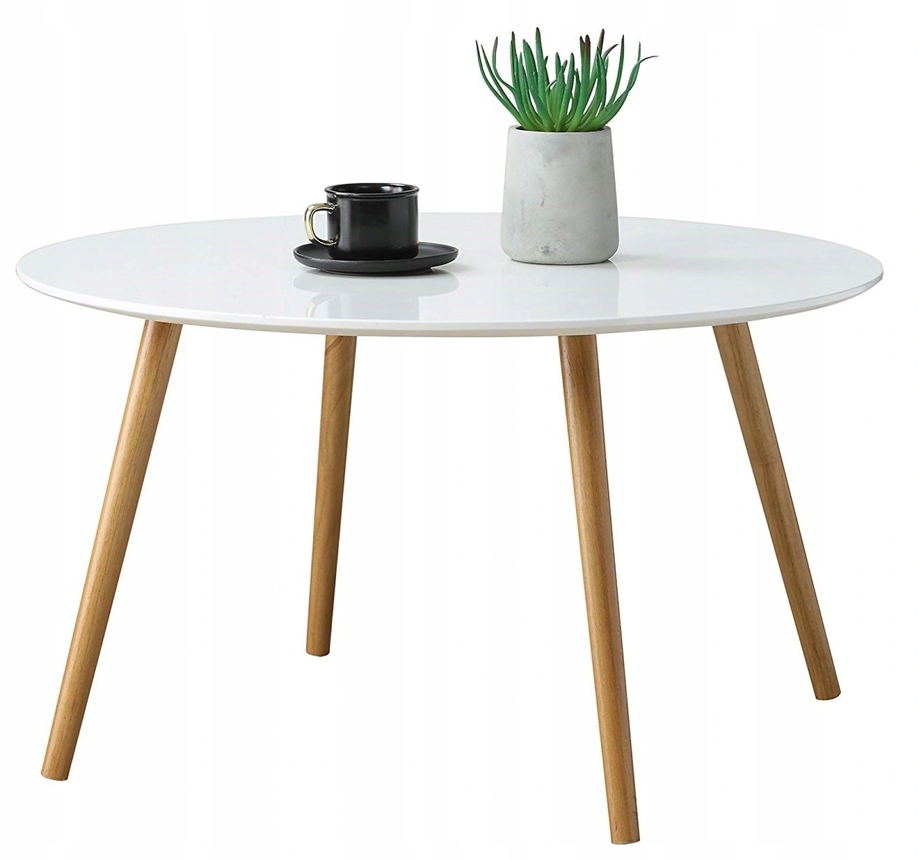 

Stolik Drewniany Skandynawski Retro 60x50 Biały