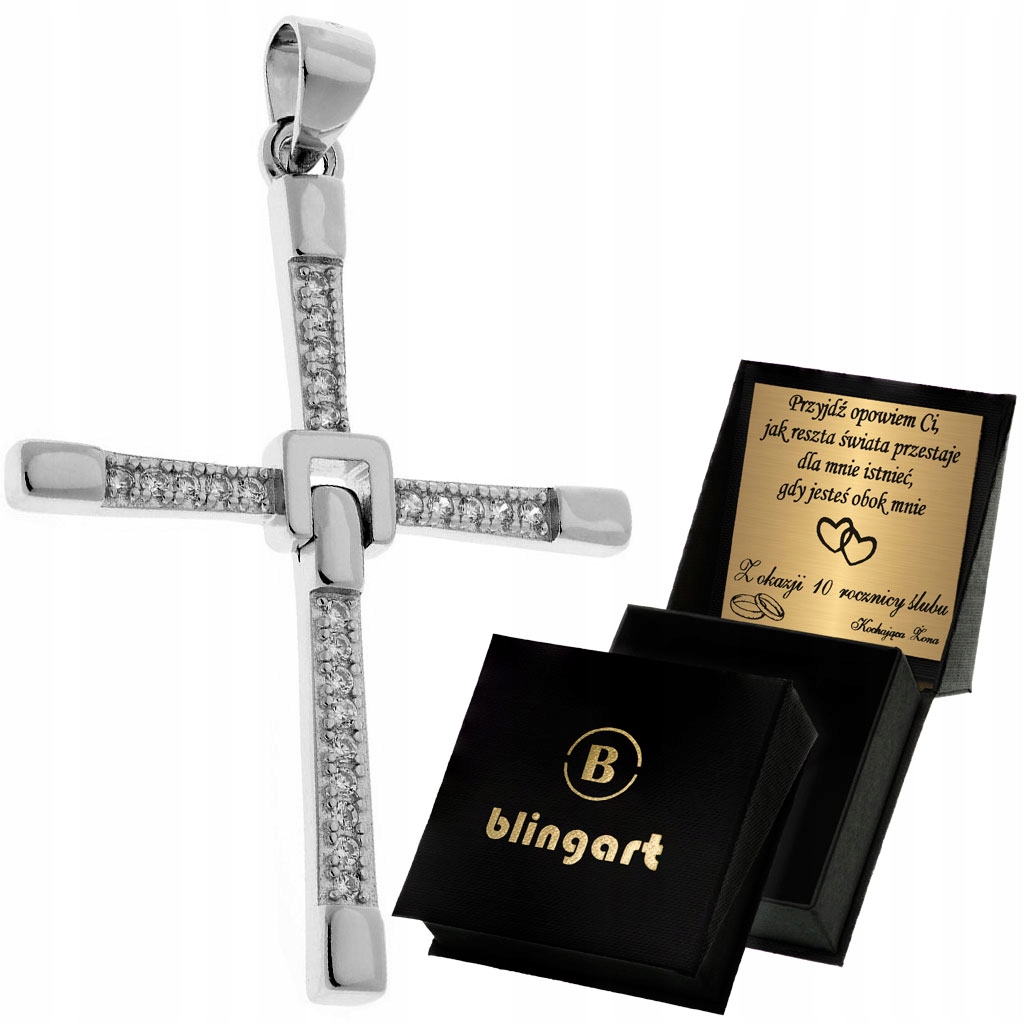 Naszyjnik krzyżyk Vin Diesel Toretto srebro 925