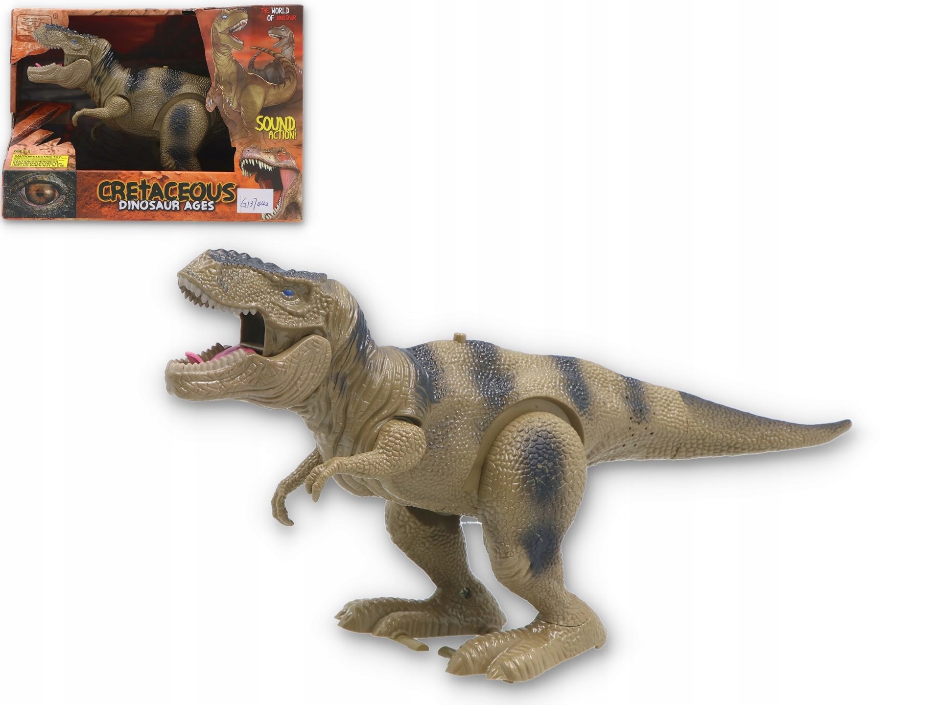 

Chodzący Dinozaur Tyranosaur T-rex Na Baterie 5d