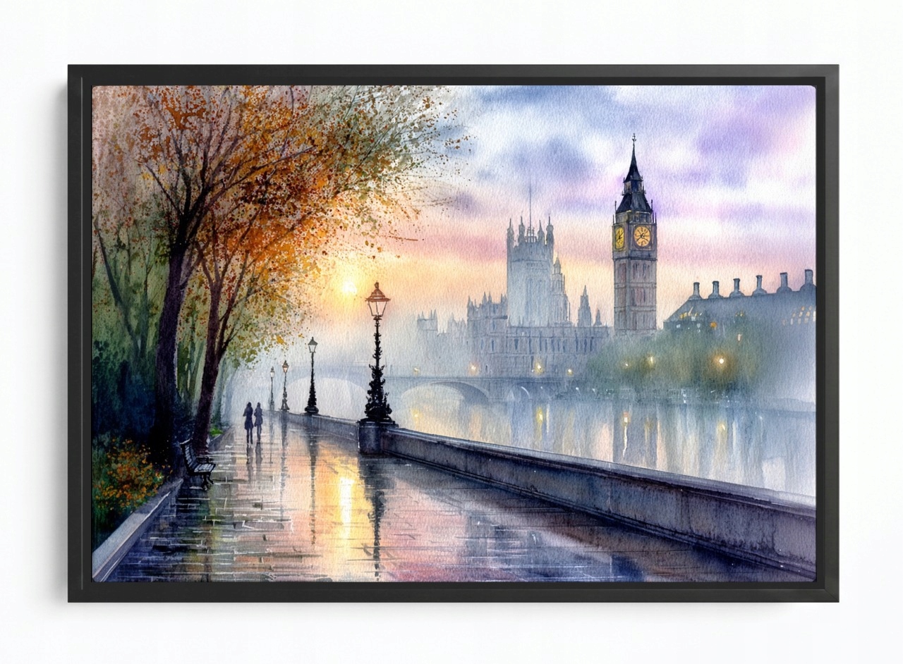 Obraz Rama American Box Krajina Anglie Londýn Westminster Big Ben 60x40