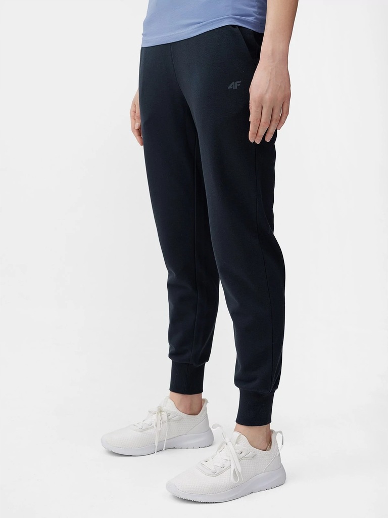 SPODNIE DRESOWE DAMSKIE 4F JOGGERY SPORTOWE BAWEŁNIANE WYGODNE r. M Marka 4F