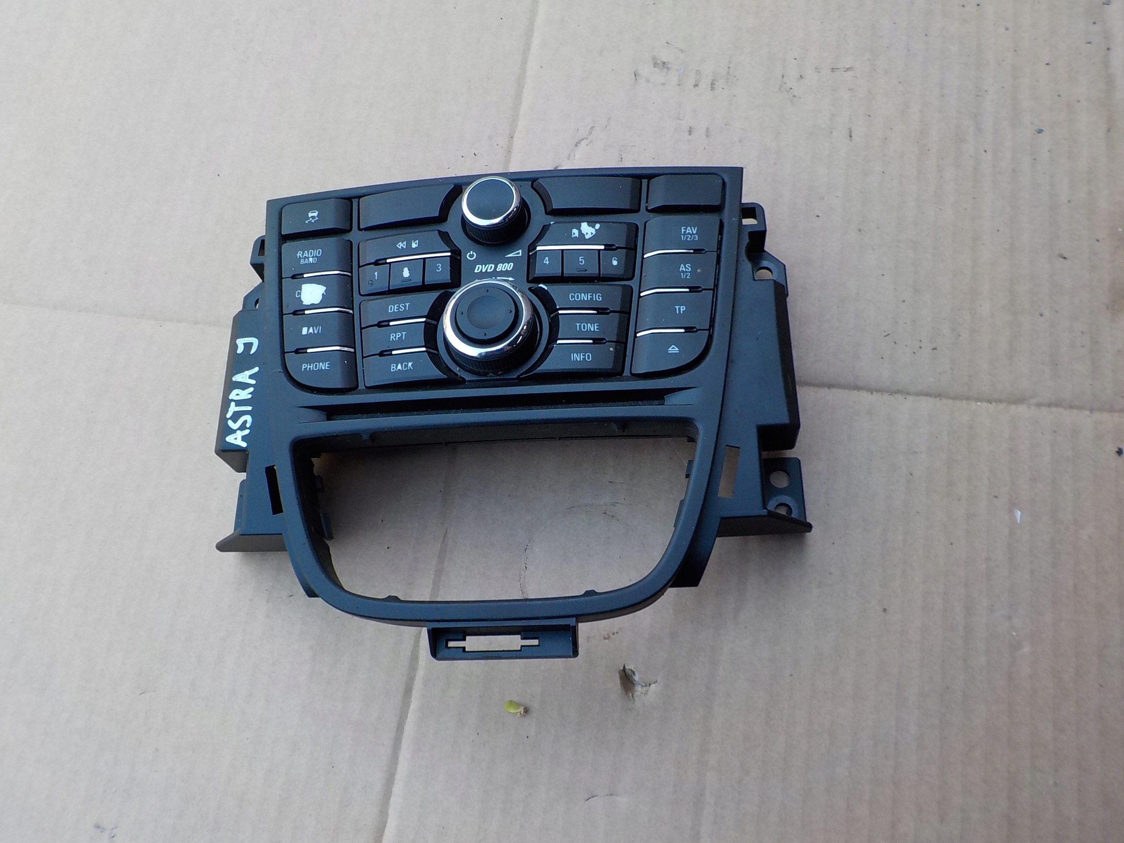 panel radia der Navigation opel astra J IV 13337221