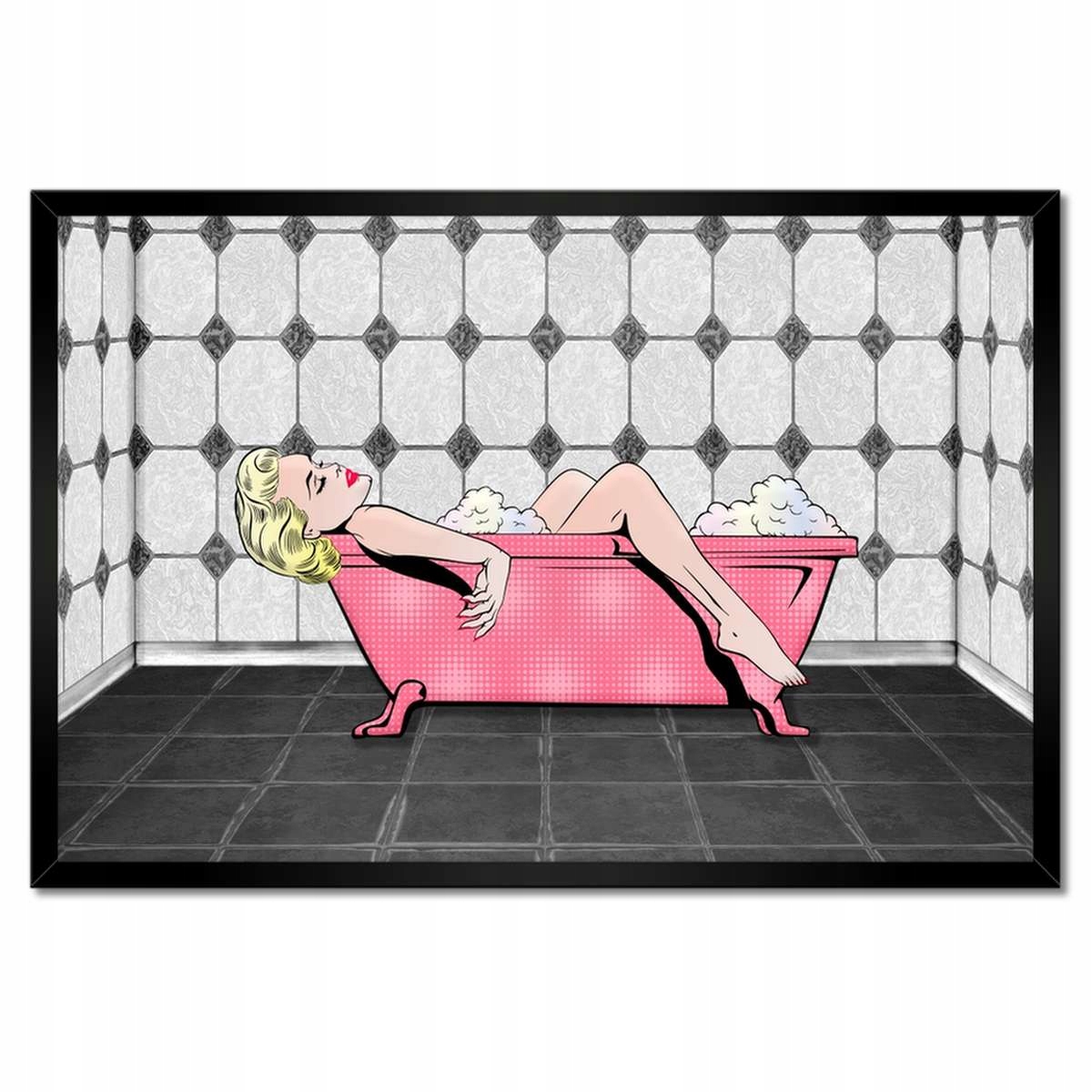 Plakáty v rámu 60x40 Marylin Monroe ve vaně
