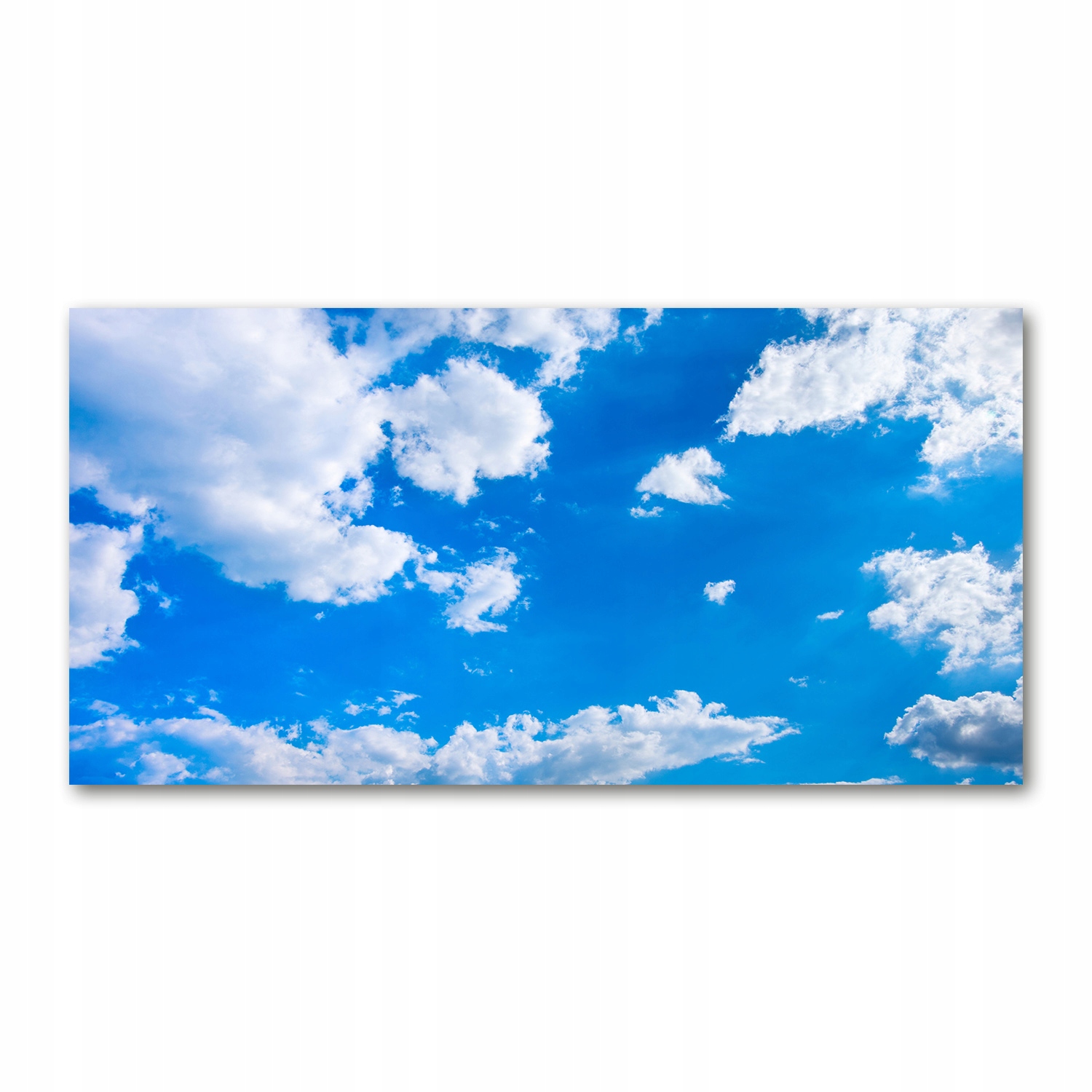 

Foto obraz szkło akryl Chmury na niebie 120X60 cm