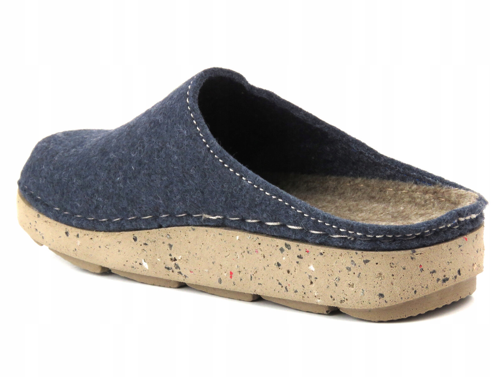 KAPCIE DAMSKIE INBLU ED-13 ŁADNE PANTOFLE CIAPY DOMOWE LACZKI GRANATOWE 37 Rozmiar 37