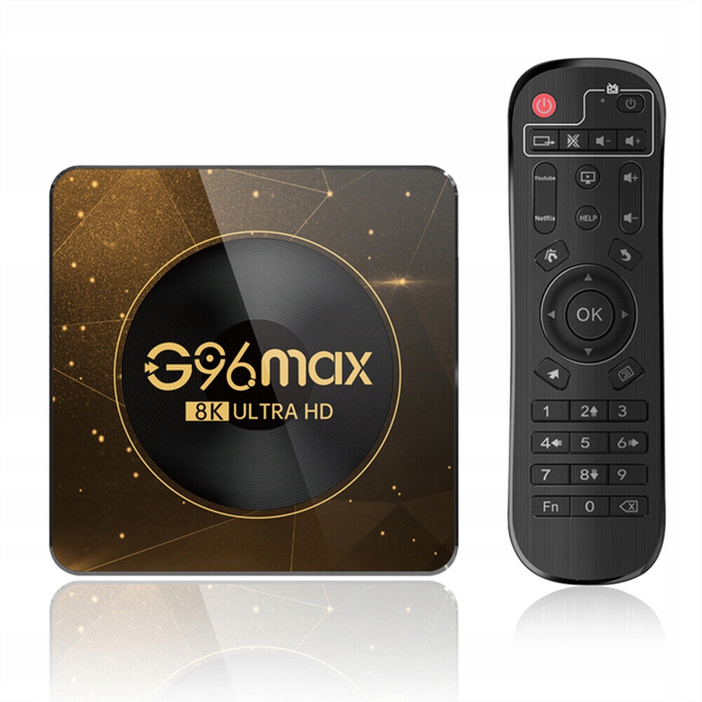 Tv box G96 max 2/16GB android 13.0 Wifi 6 Netflix