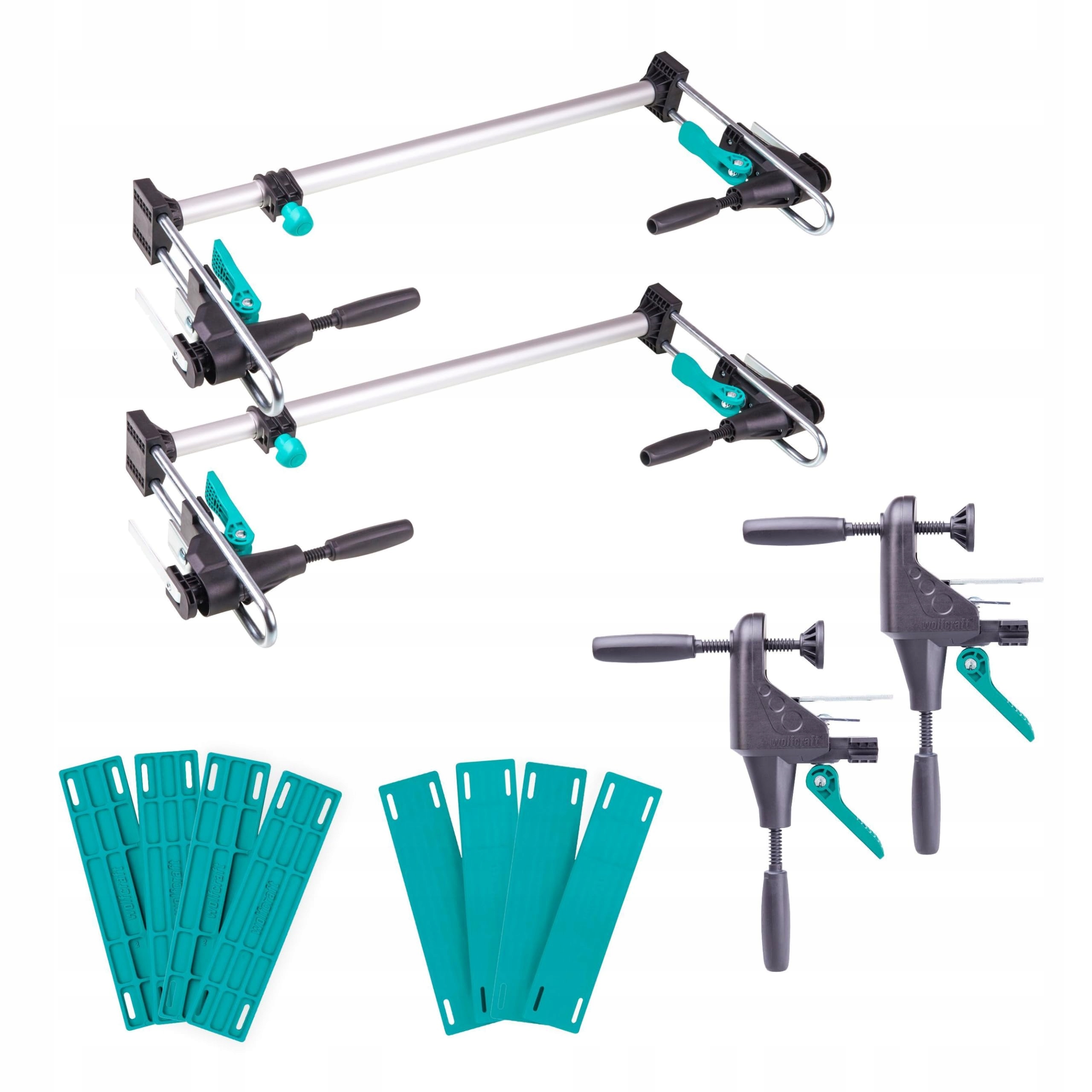 Montážny set wolfcraft Pro 3679015 12 dielov pre zárubne dverí