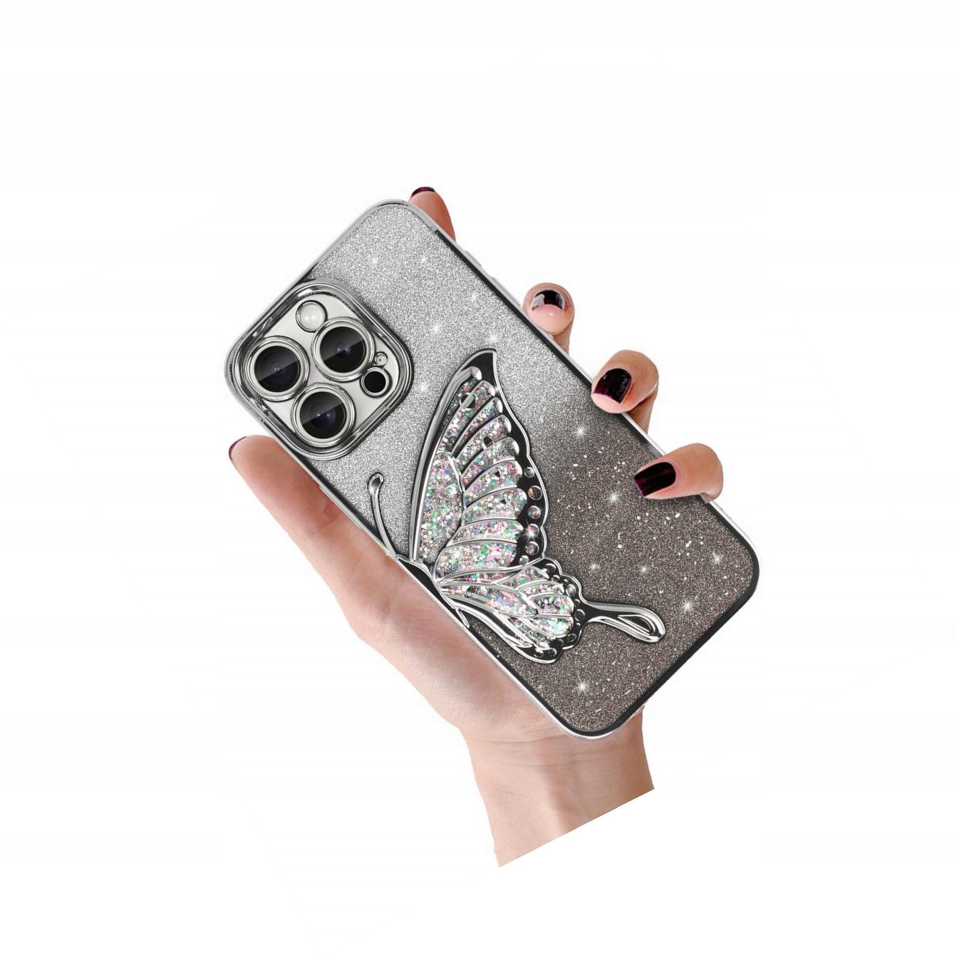 Etui Butterfly Water Case ze wzorem Motyl do iPhone 16 na tył