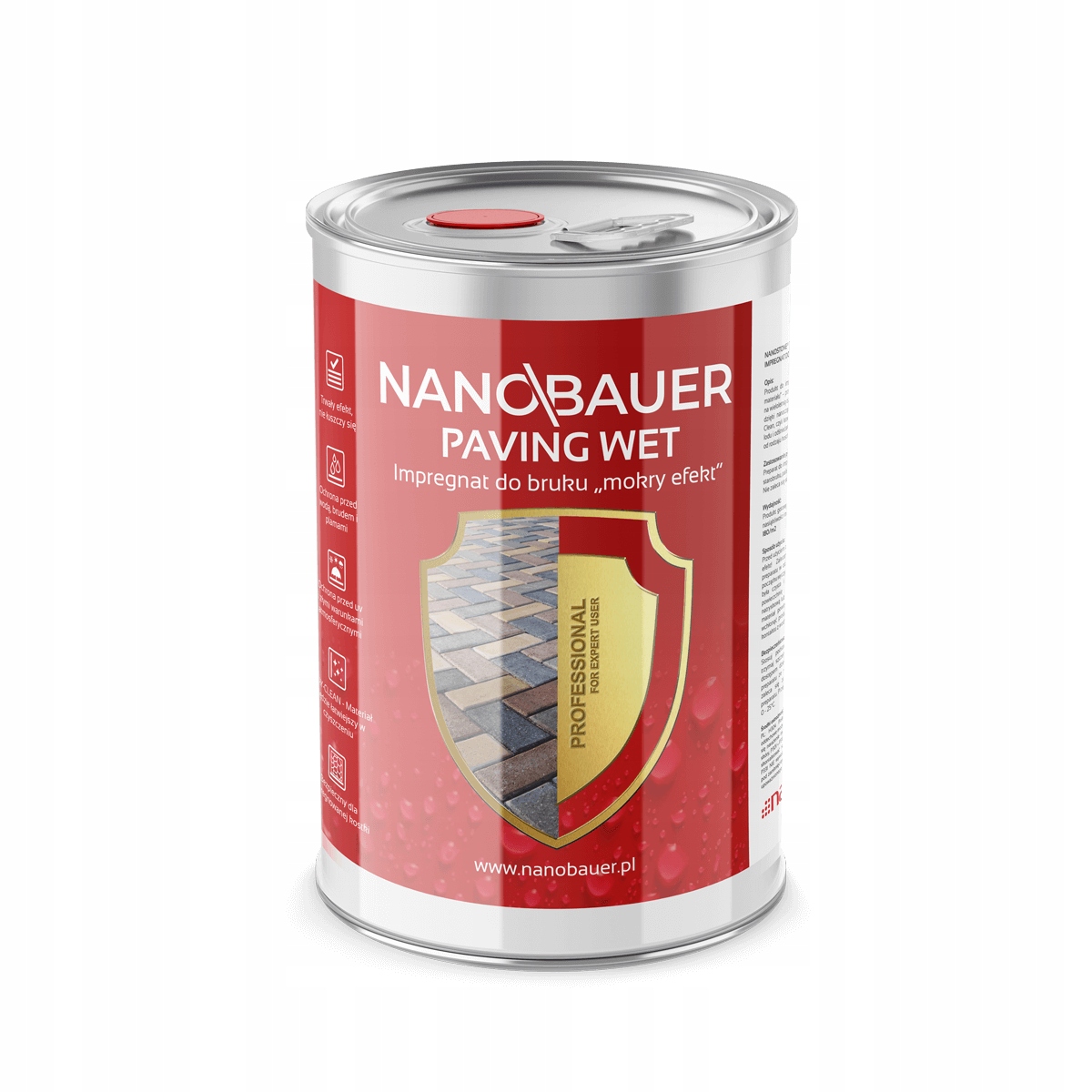 Impregnát na dlažební kostky s mokrým efektem Nanobauer
