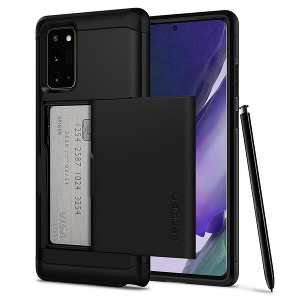 Spigen Slim Armor Cs Samsung Note 20N980 černý/černý ACS01424
