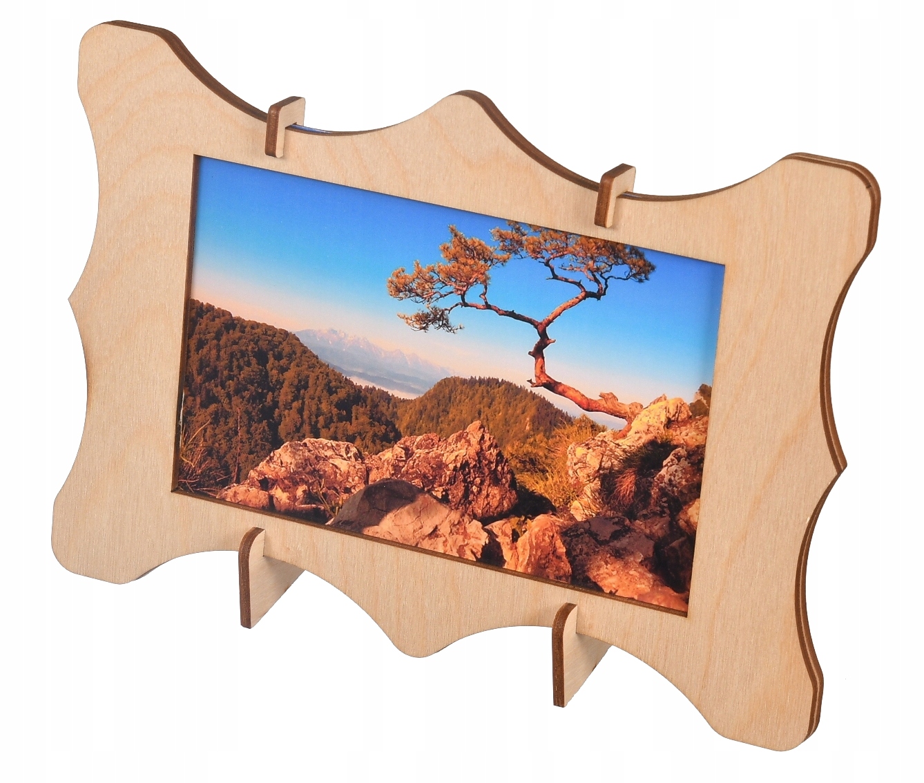 RAMKA NA ZDJĘCIE DEKORACJA DECOUPAGE PREZENT