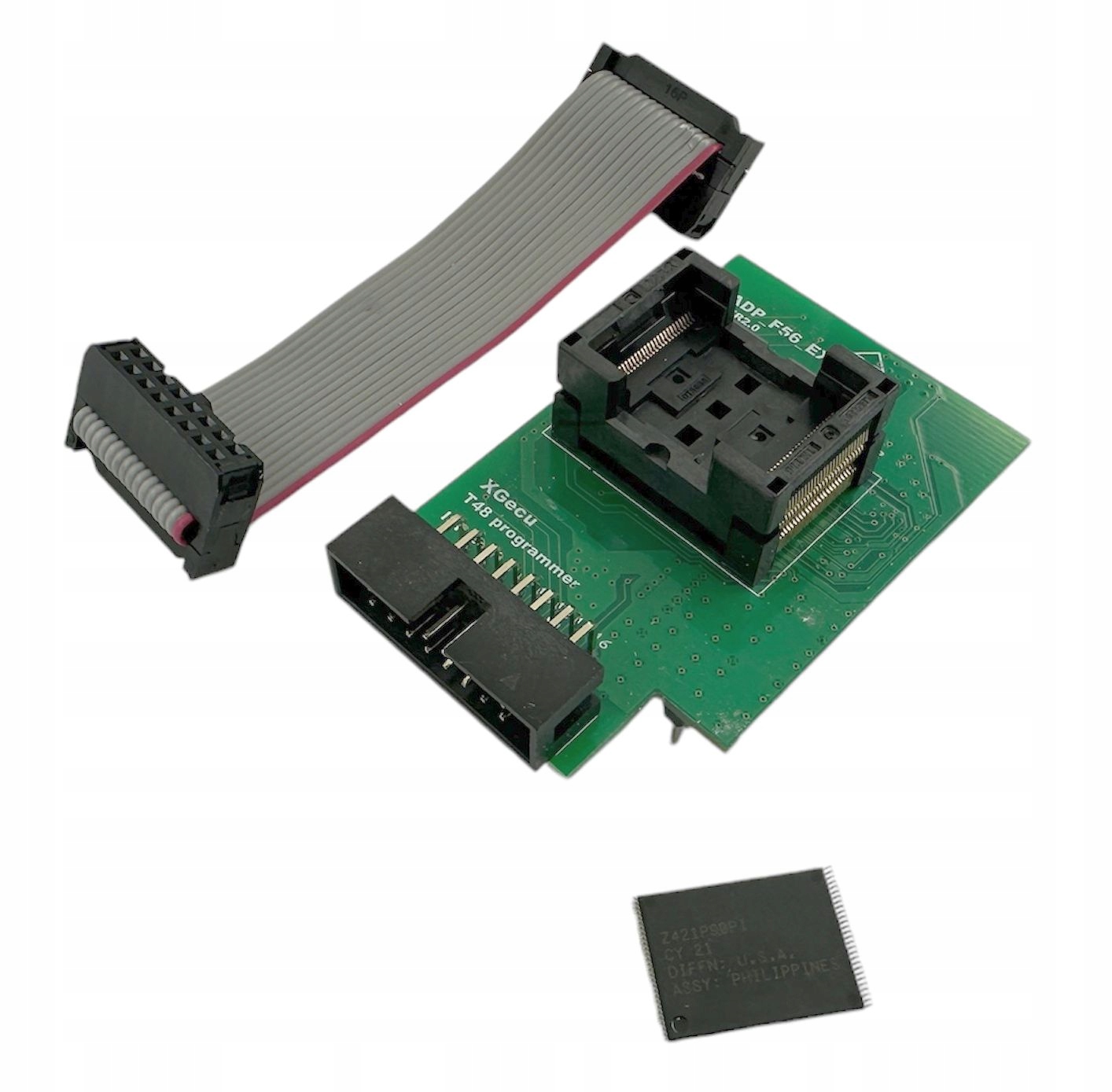 Adaptér pro paměť 28F128/256/512/00A-P TSOP56 (C) Zif v.2 pro XGecu T48