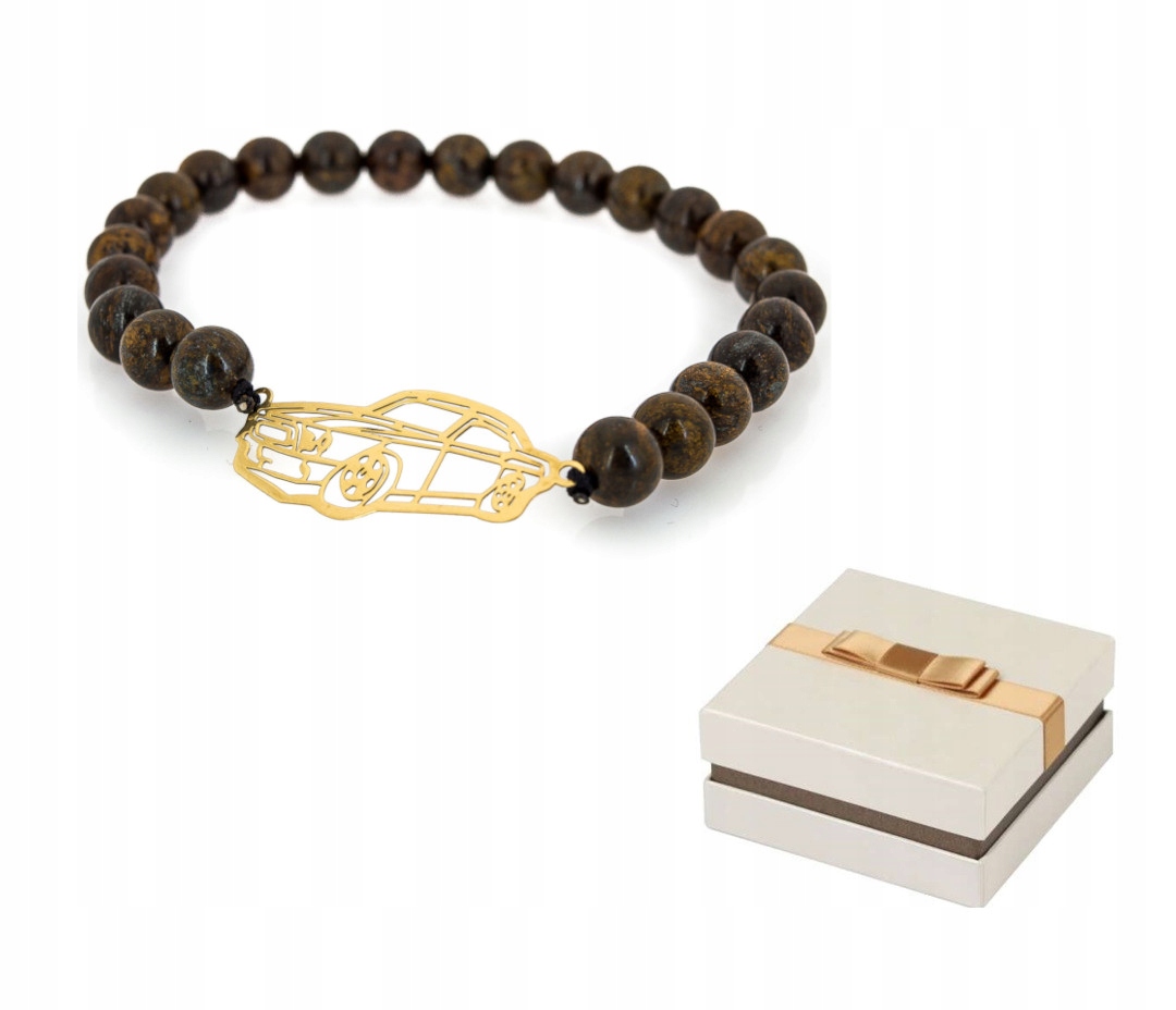 Zlato 585 Zlatý náramek pro muže Mustang 14 karátů BZ40