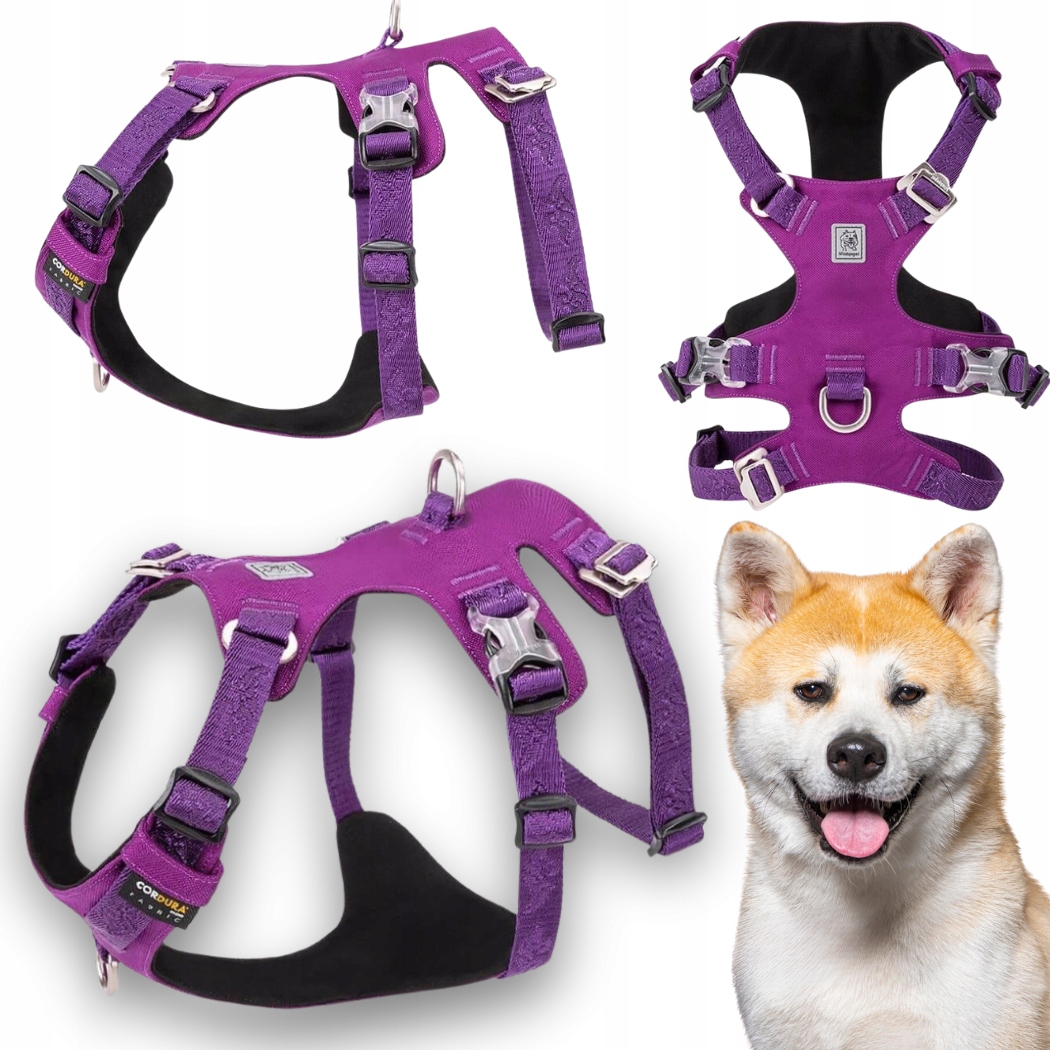 Levně Protiúnikové Obojky Pro Psa Voděodolné Winhyepet Escape Soft Fialové XL