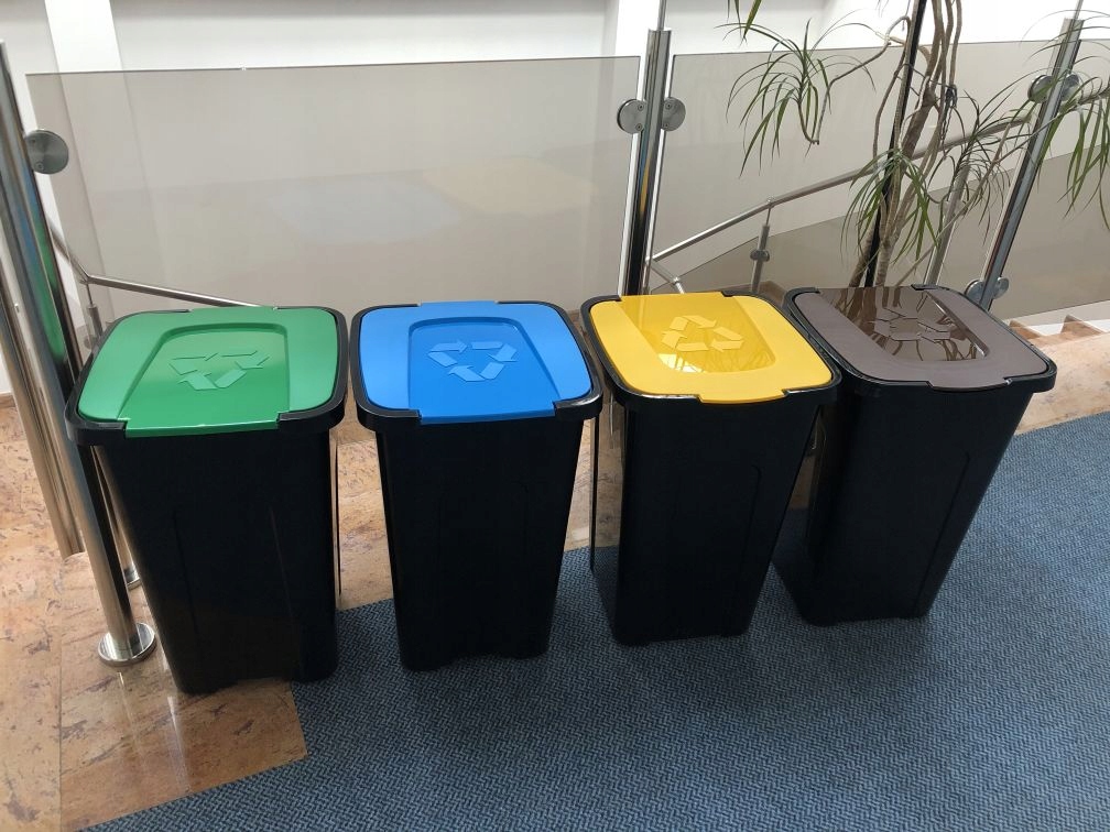 Zestaw koszy do segregacji śmieci Sortix 4x50L Marka ECOABC