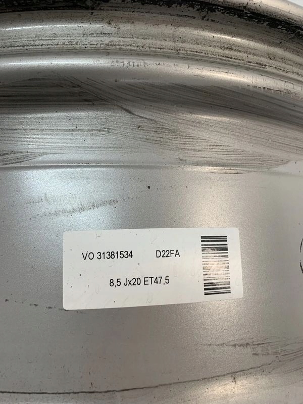Volvo disk 8,5Jx20H2 et 47,5 5x108 31381534