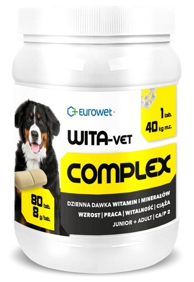 Levně Wita-Vet Complex 8g – minerální a vitamínový přípravek 80tabl