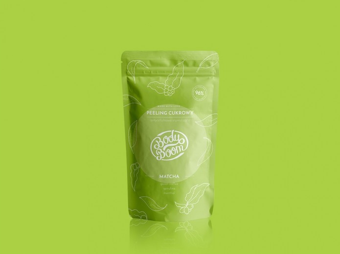 

Body Boom Peeling cukrowy Matcha antycelulitowo-st