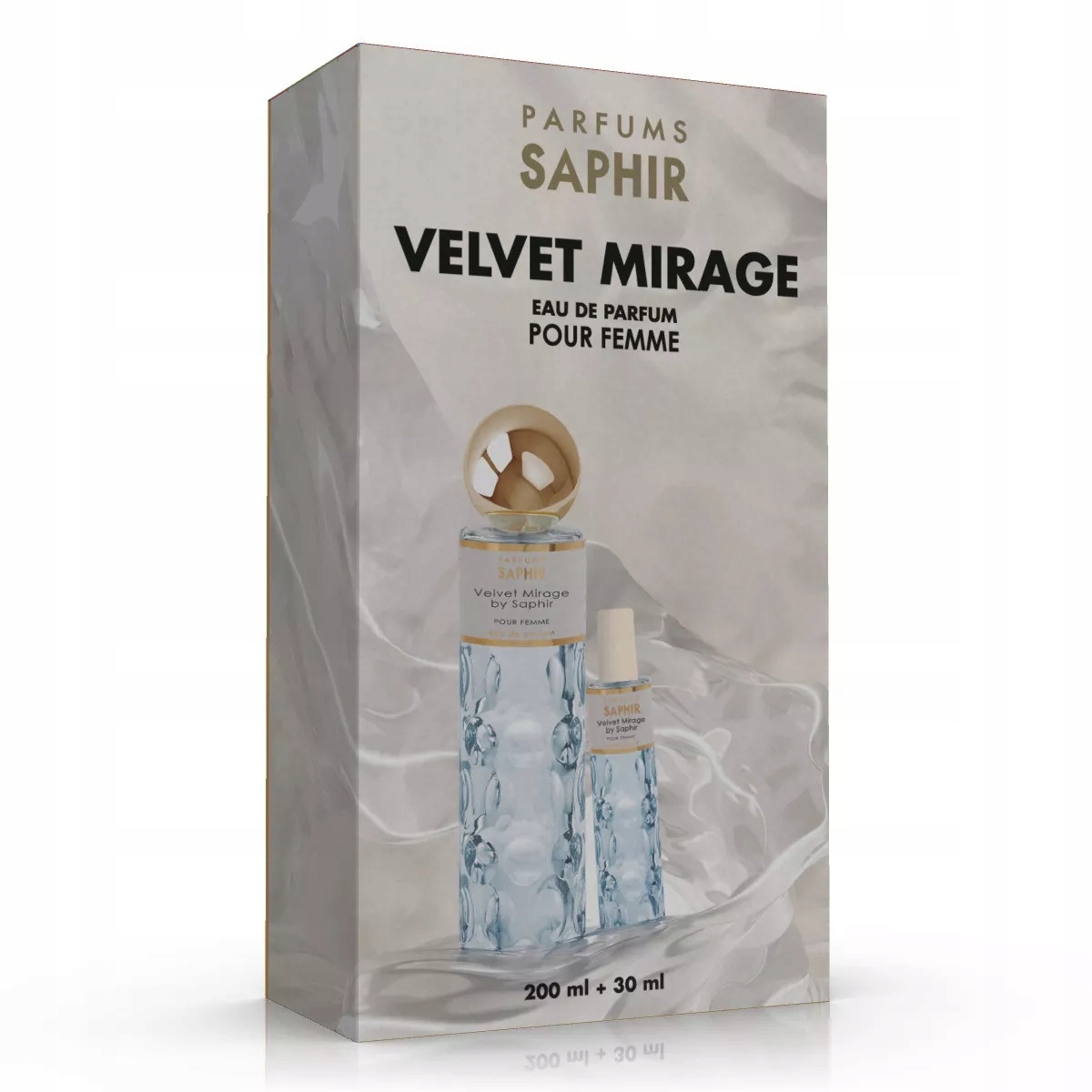 Saphir Women Parfémovaná voda Velvet Mirage sada Edp 200 Ml 30 ml