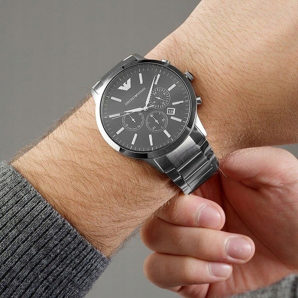 Zegarek męski Emporio Armani AR2460 Funkcje Brak Chronograf Datownik Wodoszczelny