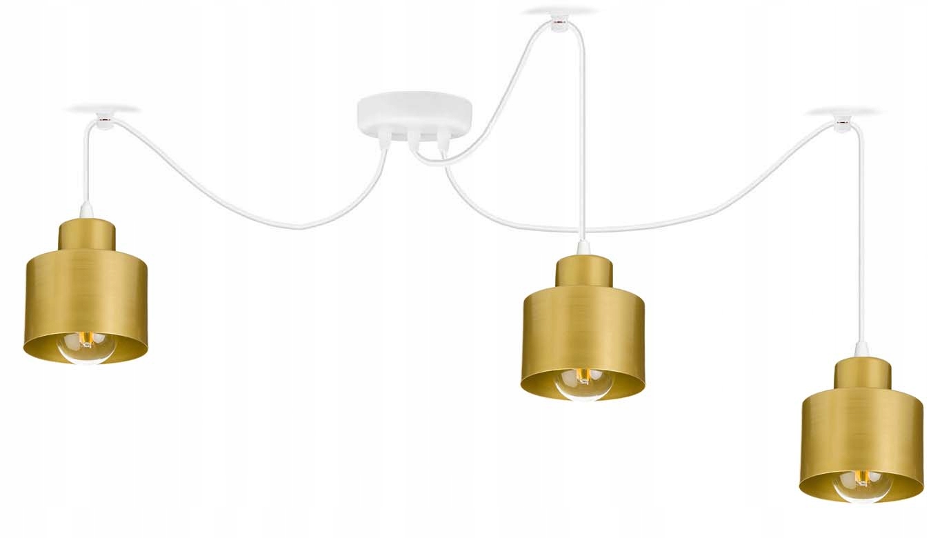 závěsné stropní svítidlo Zwis Loft stínidlo 3xE27 Pavouk