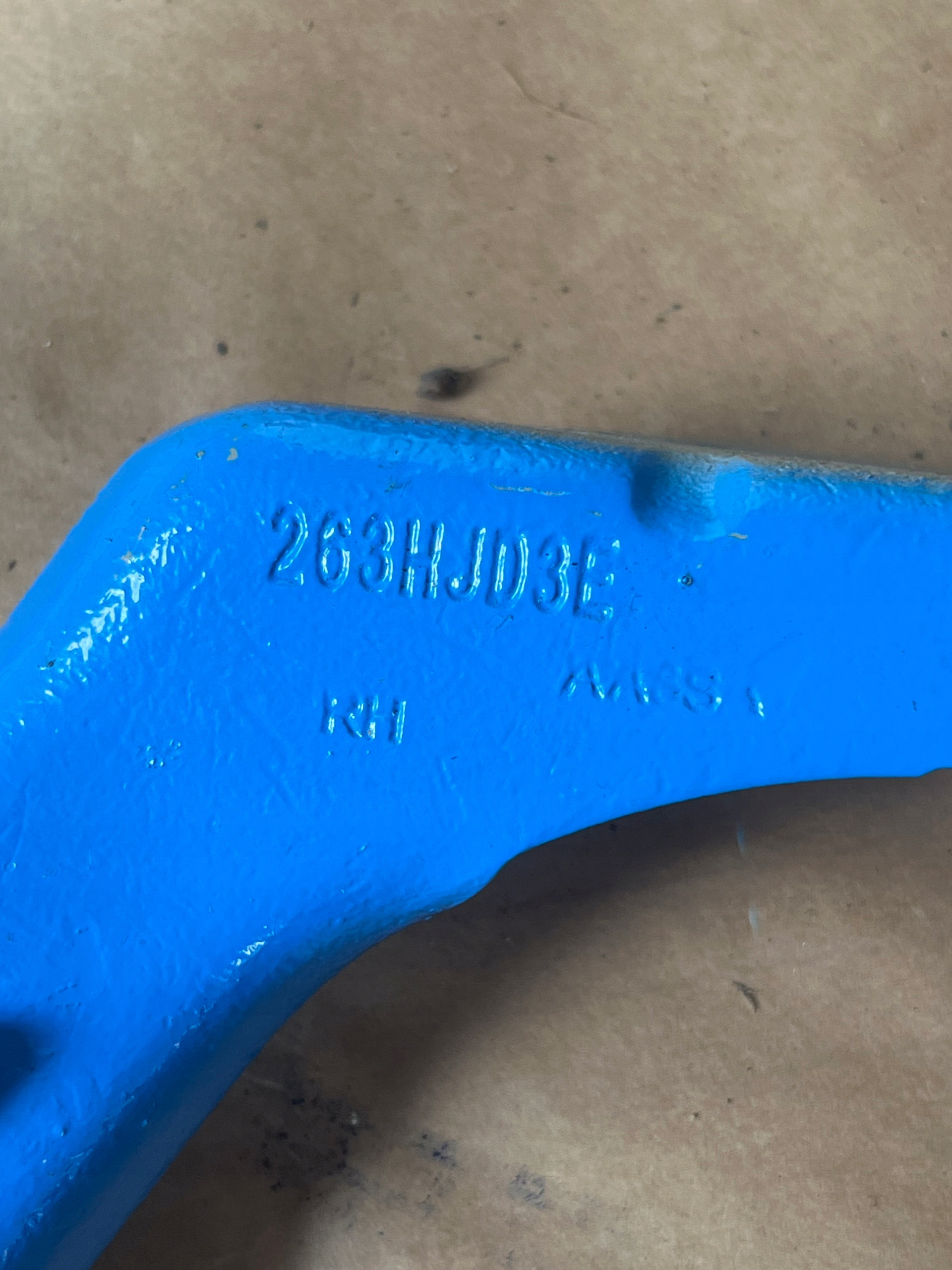 FORD PUMA MK2 2019-2024 hinge bonnets right front VASTRAFFIC BLUE