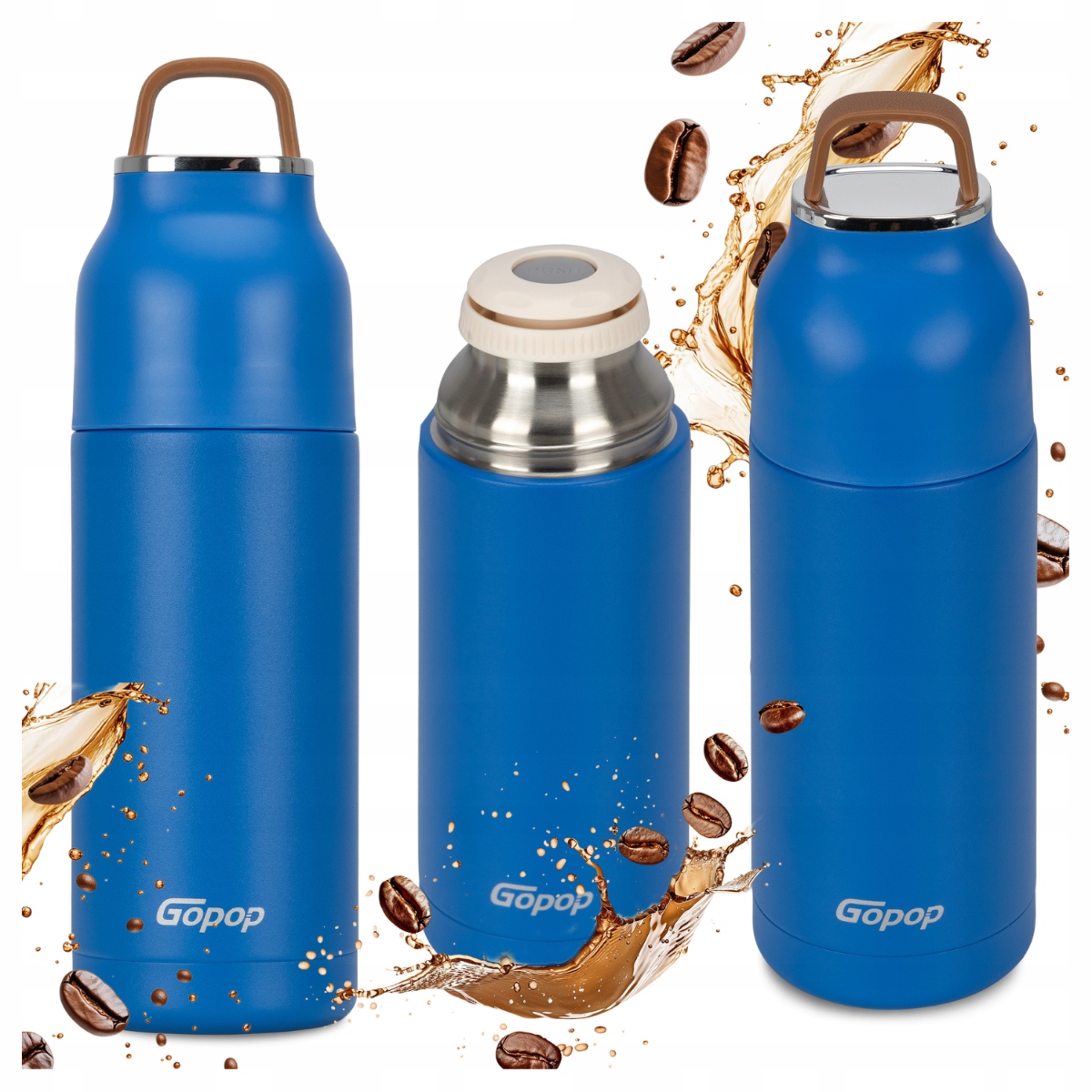 Termos Gopop Earl 350 ml niebieski