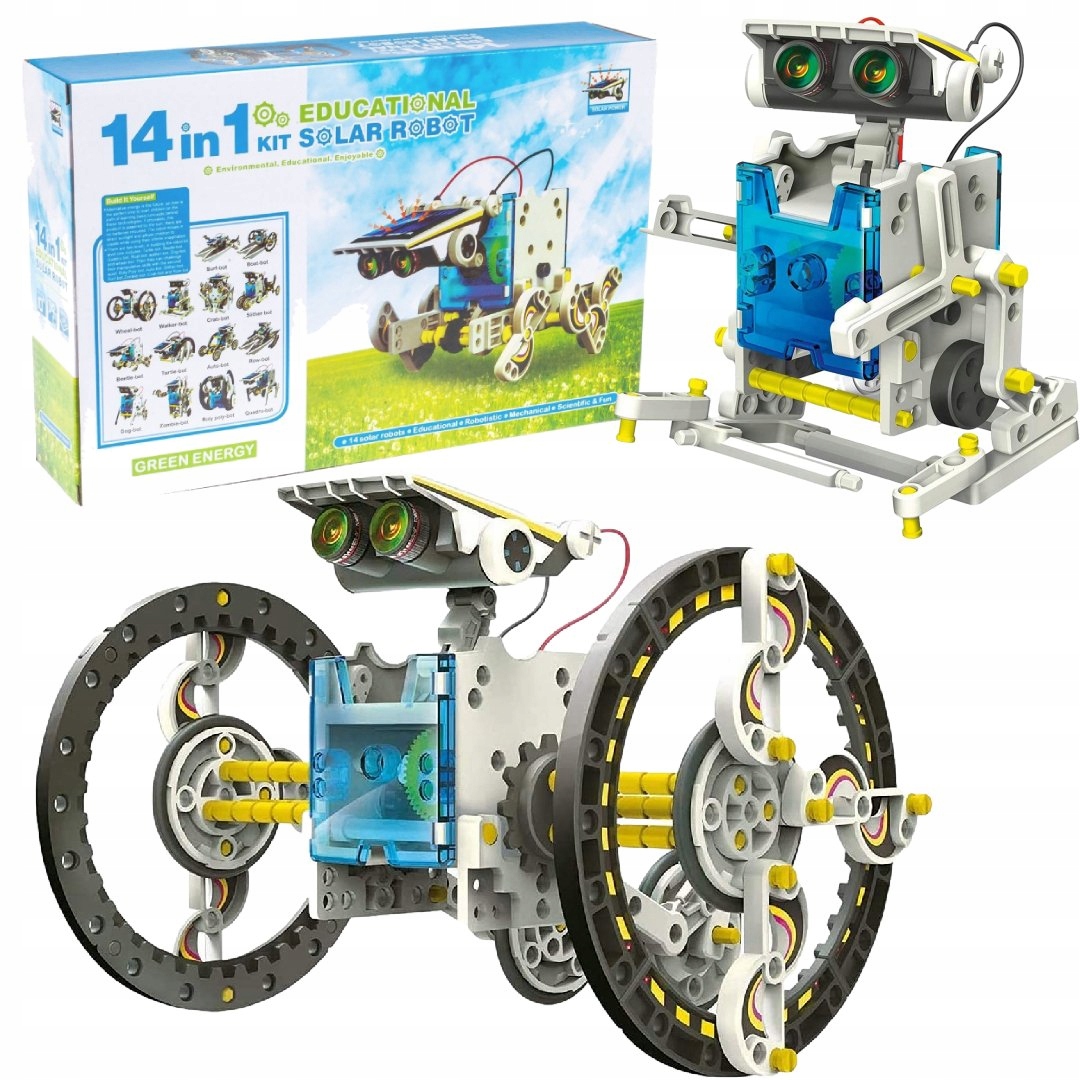 

Robot Solarny Zestaw Zabawek Solarnych 14W1 Solar