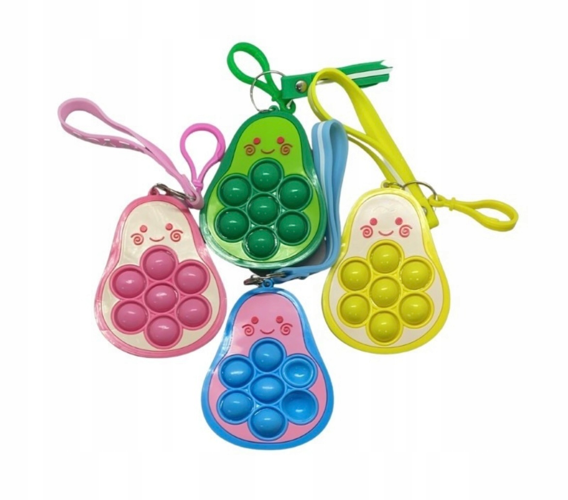 Mini push bubble brelok popit antystresowe fidget Rodzaj gniotki