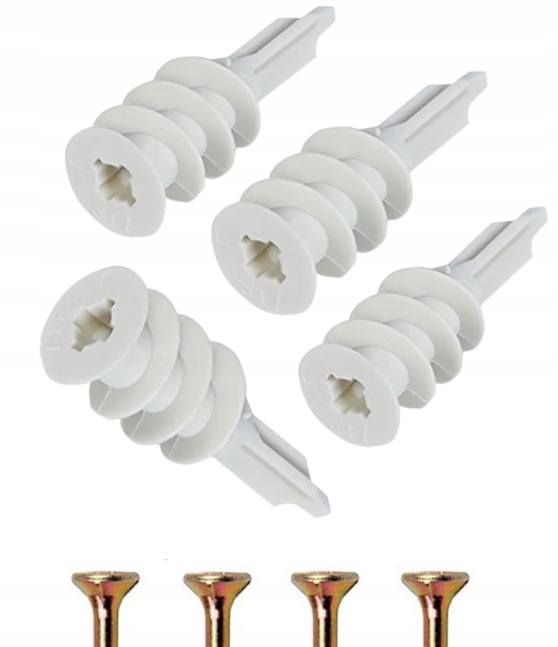 KOŁKI ŚLIMAK KOTWY WKRĘTY DO STYROPIANU 4 SZTUKI