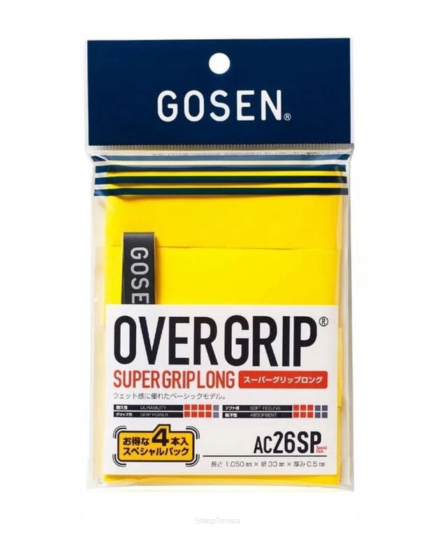 Owijki wierzchnie Gosen Grip 4P żółte