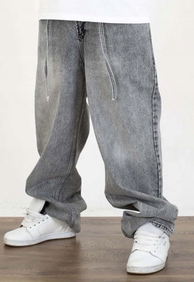 Kalhoty I8 Denim BAG87 Baggy šedé