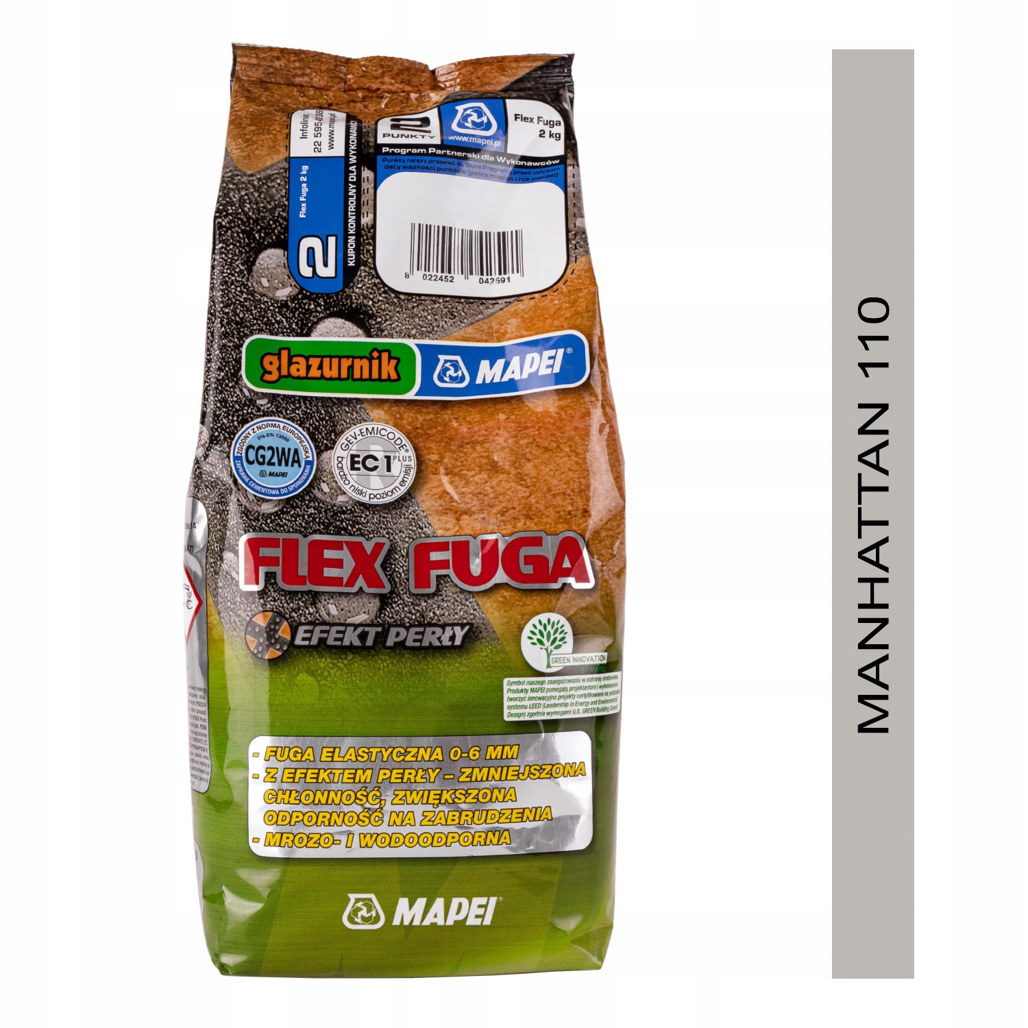

Glazurnik Mapei Flex Fuga 2 kg manhattan (110)
