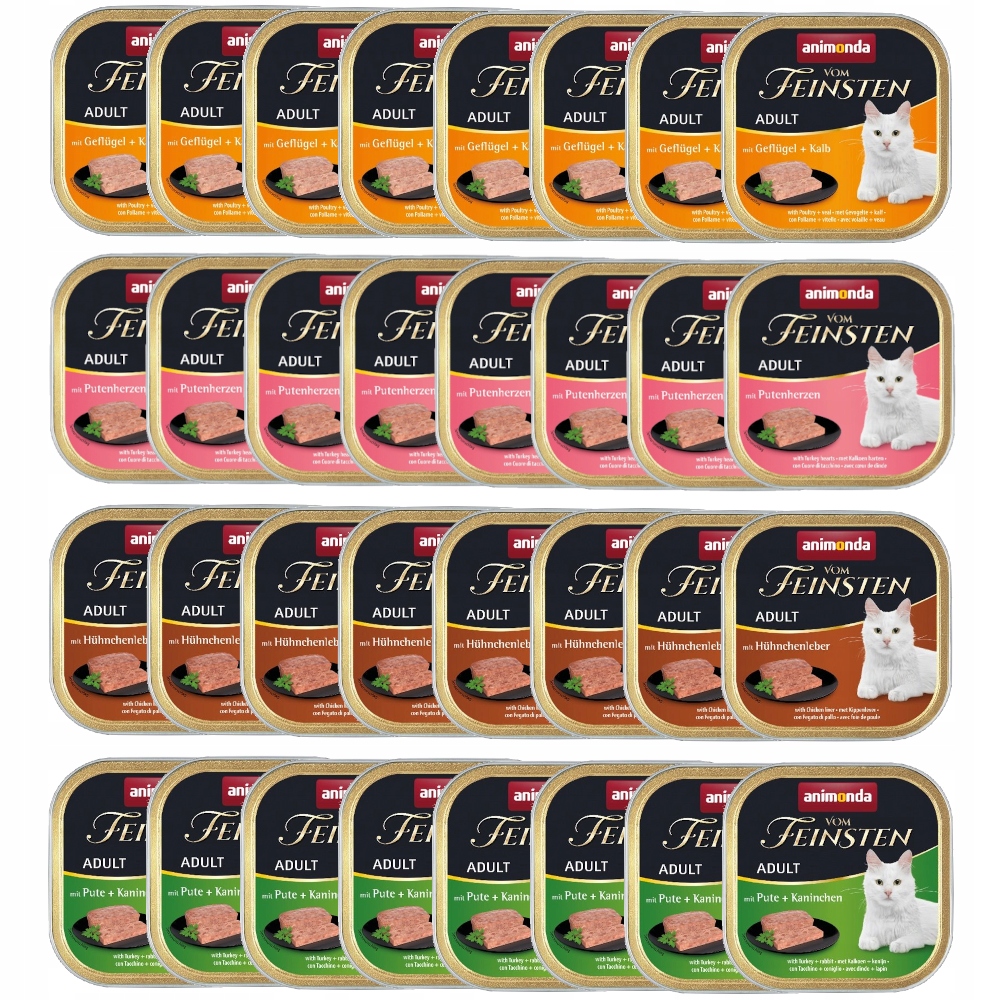 Animonda vom Feinsten Karma Dla Kota 32 x 100g Mix smaków