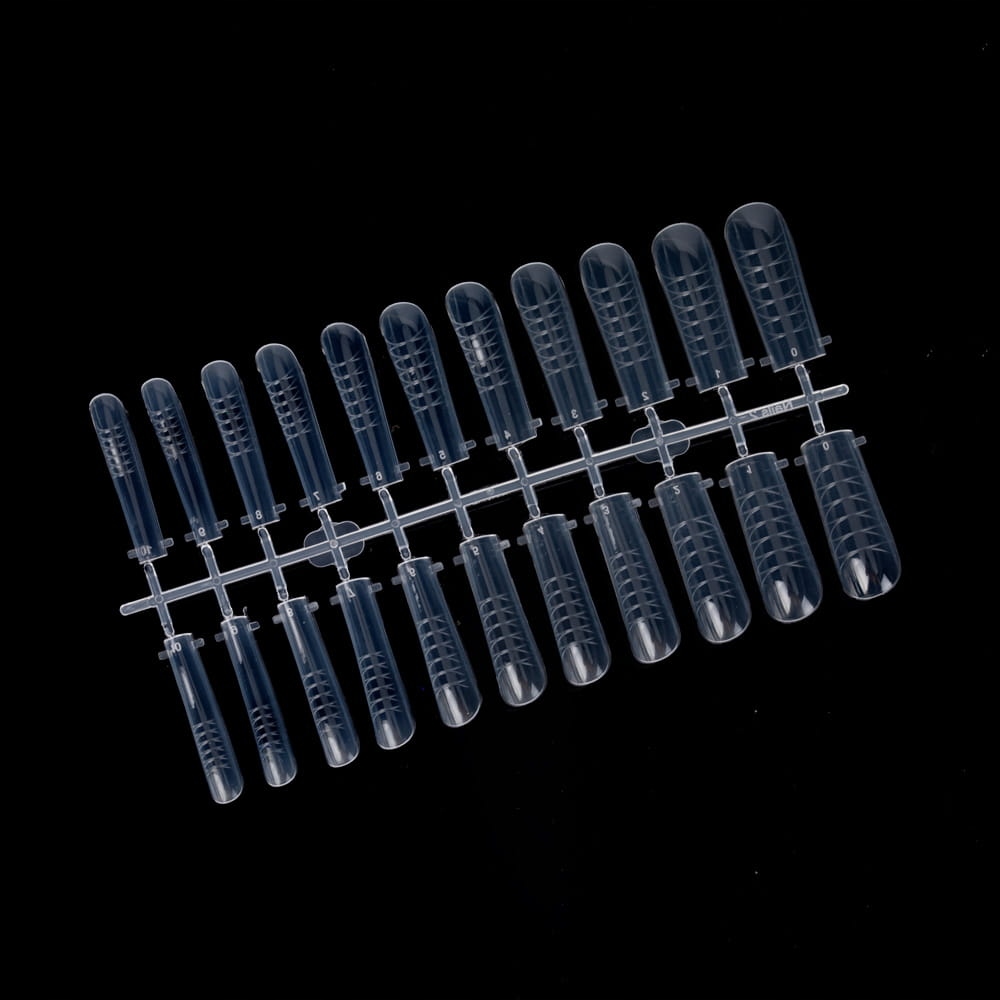 Formy DUAL FORM do żelu akrylożelu kwadrat 220szt Liczba sztuk 220 szt.