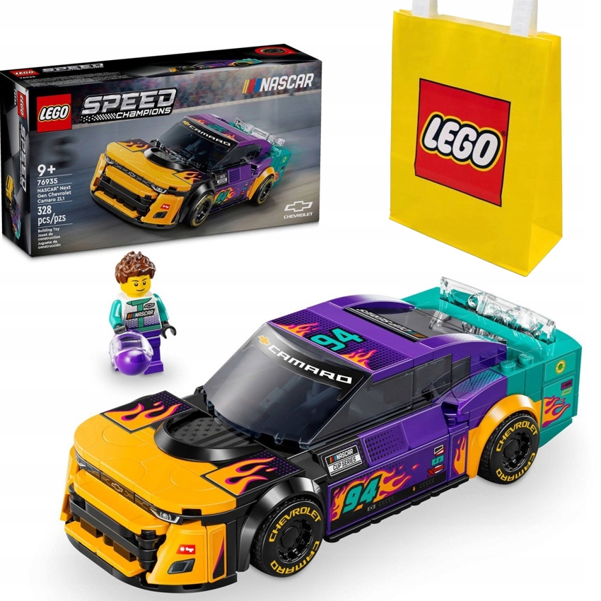 stavebnice Lego Speed Champions Nascar Chevrolet Camaro ZL1 taška Lego!