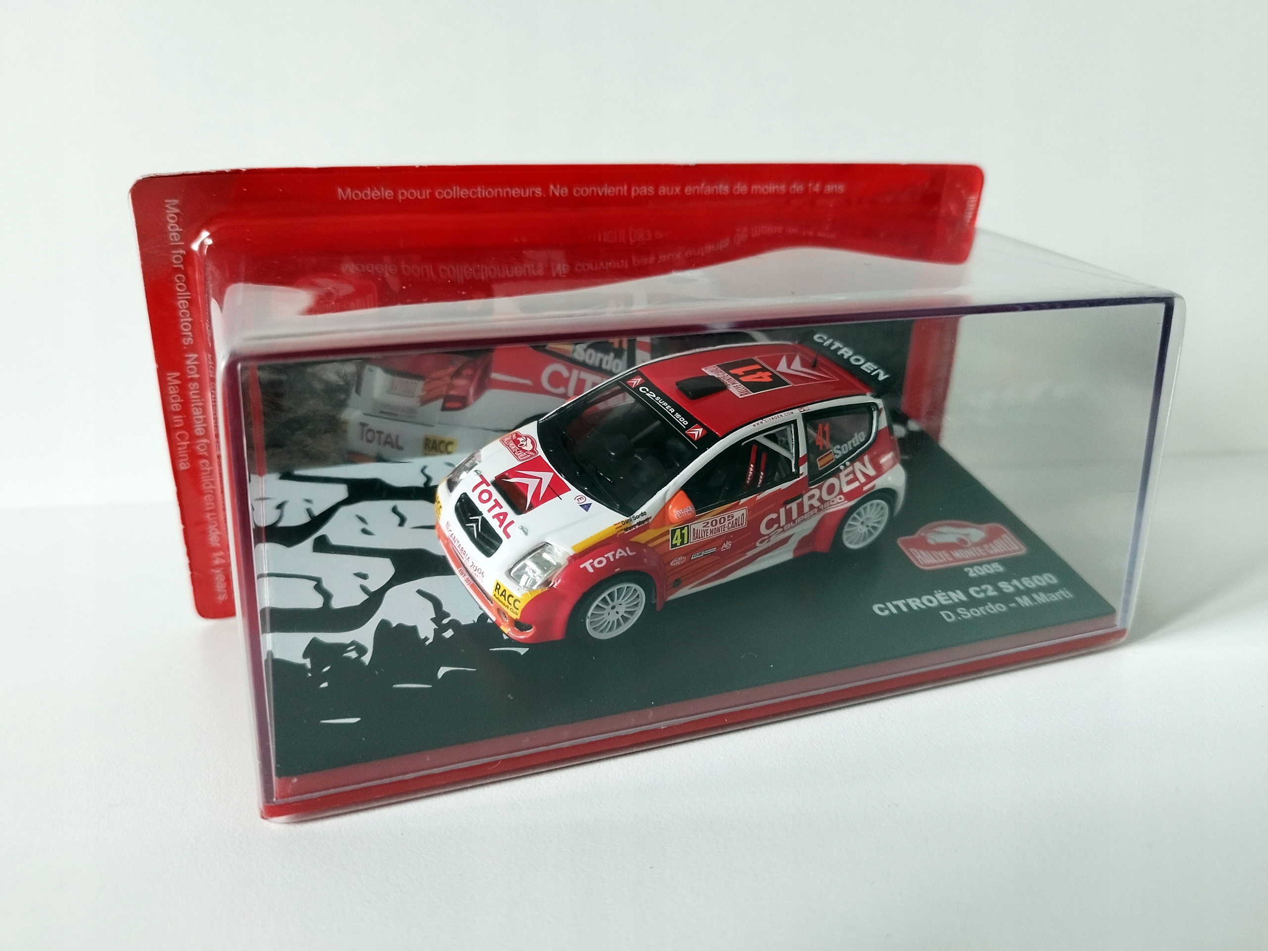Citroen C2 S1600 Rally Monte Carlo 2005 D.Sordo M.Marti 1:43