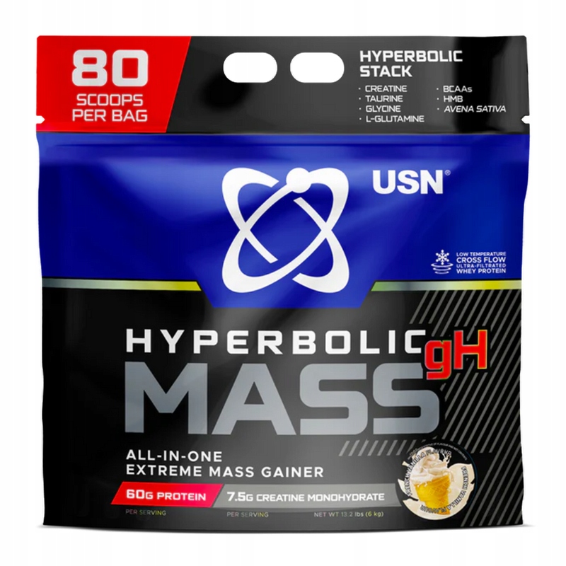 Usn Hyperbolic Mass 6000 g vanilky