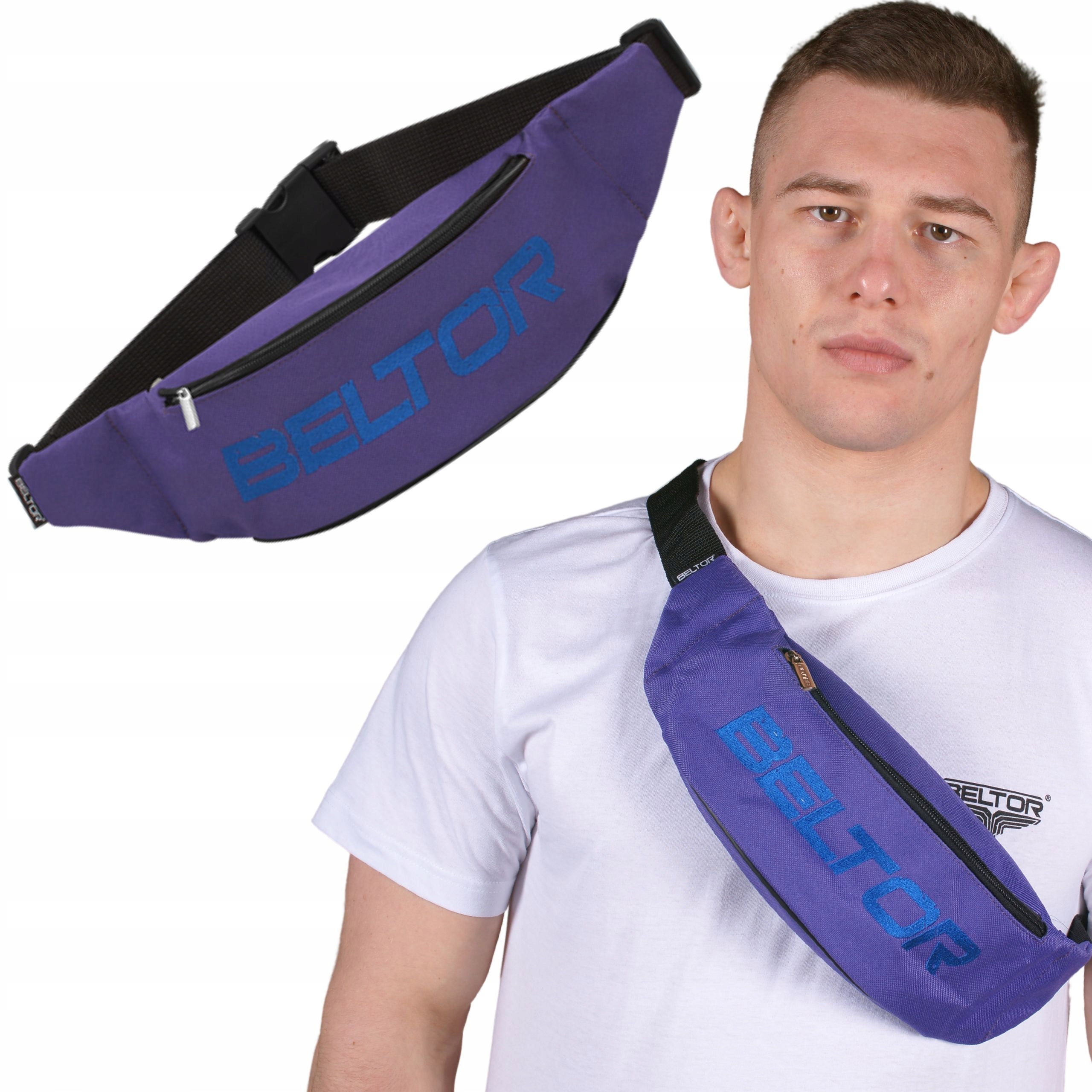 BELTOR SASZETKA NERKA BIODROWA TOREBKA SPORTOWA STREETZ PURPLE FIOLETOWA