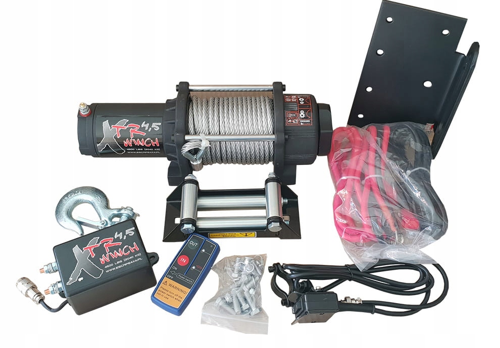 Wyciagarka XTR 4500 LBS 2T STALOWA QUAD ATV PLUG