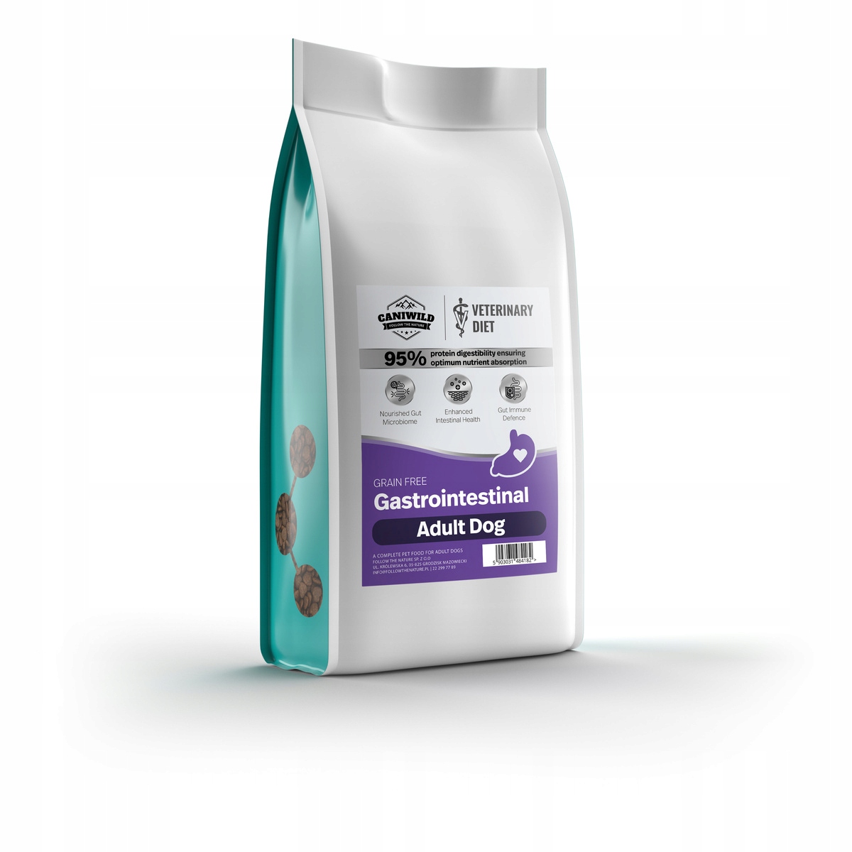 Bezzbożowa karma weterynaryjna Caniwild Veterinary Gastrointestinal 1,5kg